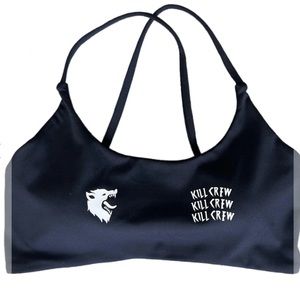 Kill Crew Wolf low support sports bra size Small